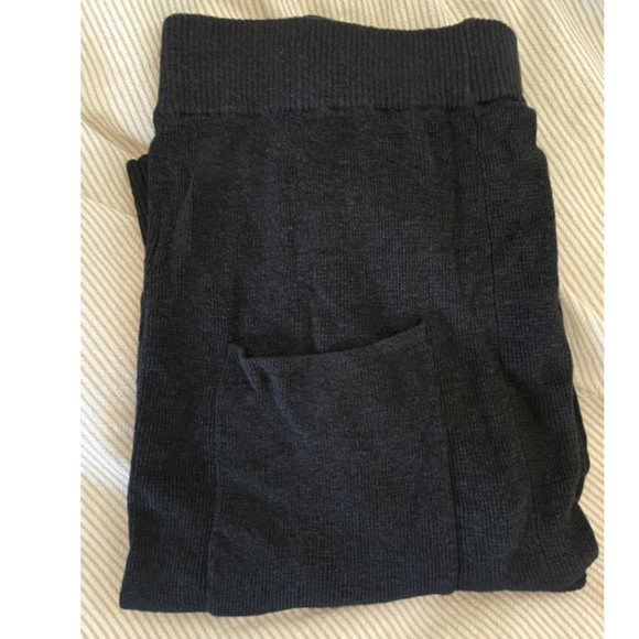 LF Markey 'Yuri' Linen Knit Jogger Blk S / 4 Lounge Fall *very Anthropologie COS - Picture 11 of 13